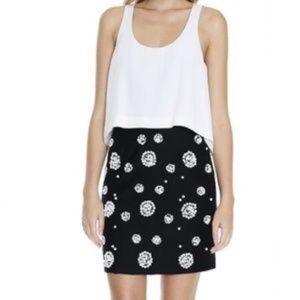 Tibi Dress Open Back Pop Top Beaded Dress